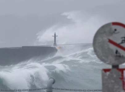 taiwan braces for typhoon gaemi halts work cancels flights